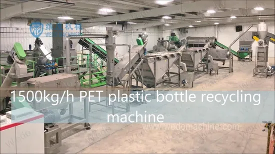 Best Technology Pet Drink Water Bottle Plastic Recycling Machine